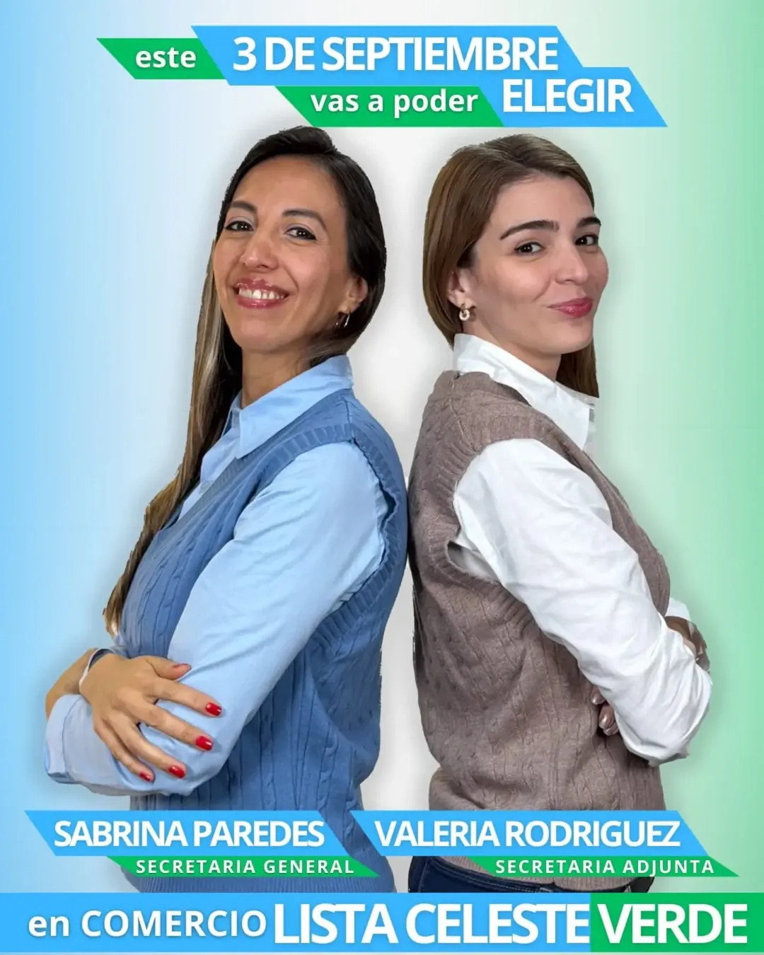 Sabrina Paredes y Valeria Rodríguez